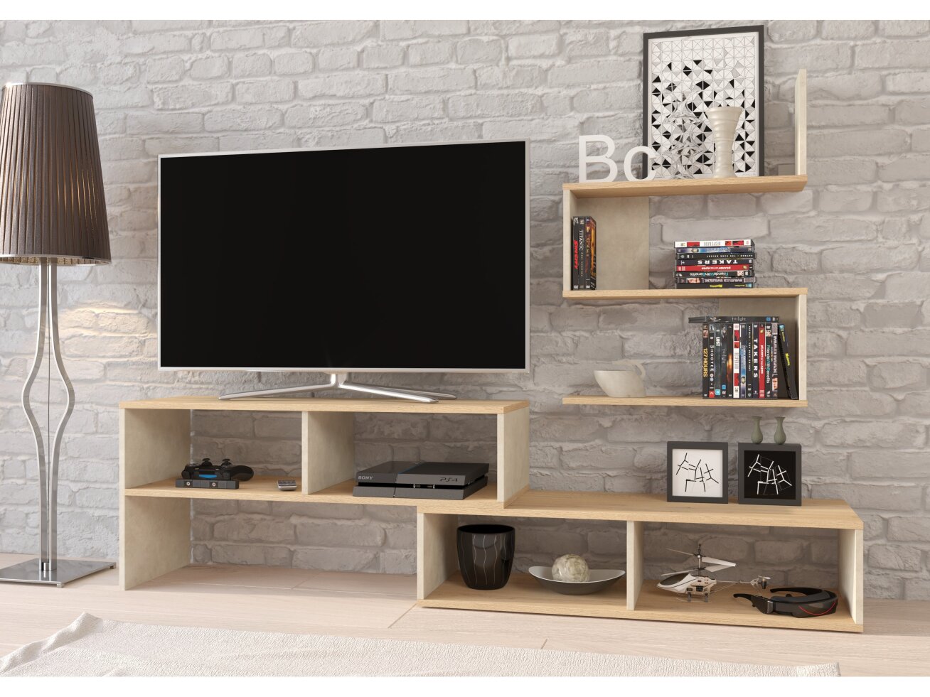 TV staliukas su lentynėlė SYDNEY 5 TV staliukas su lentynėlė SYDNEY 5