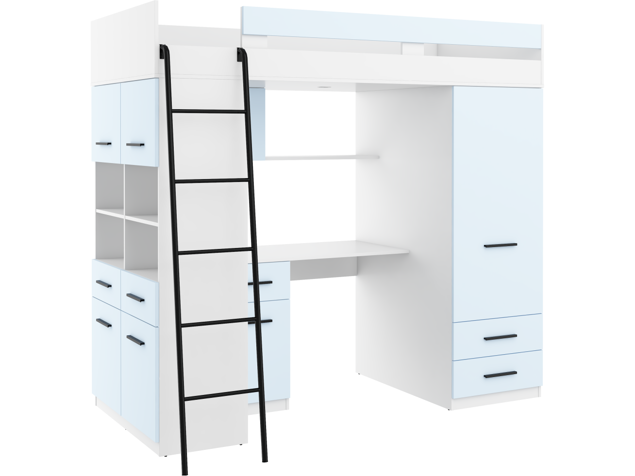 Lova su spinta ir rašomuoju stalu LEVEl 11