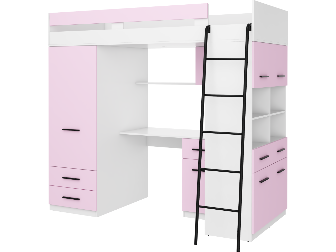 Lova su spinta ir rašomuoju stalu LEVEl 18