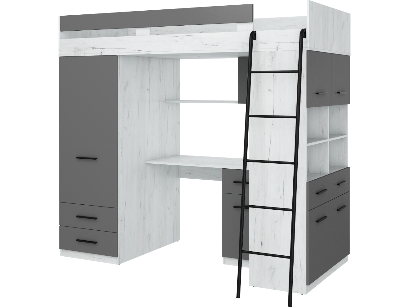 Lova su spinta ir rašomuoju stalu LEVEl 14