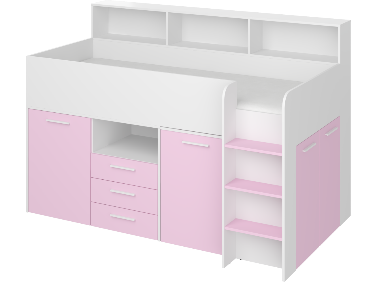 Lova su stalčiais ir rašomuoju stalu NEO 18