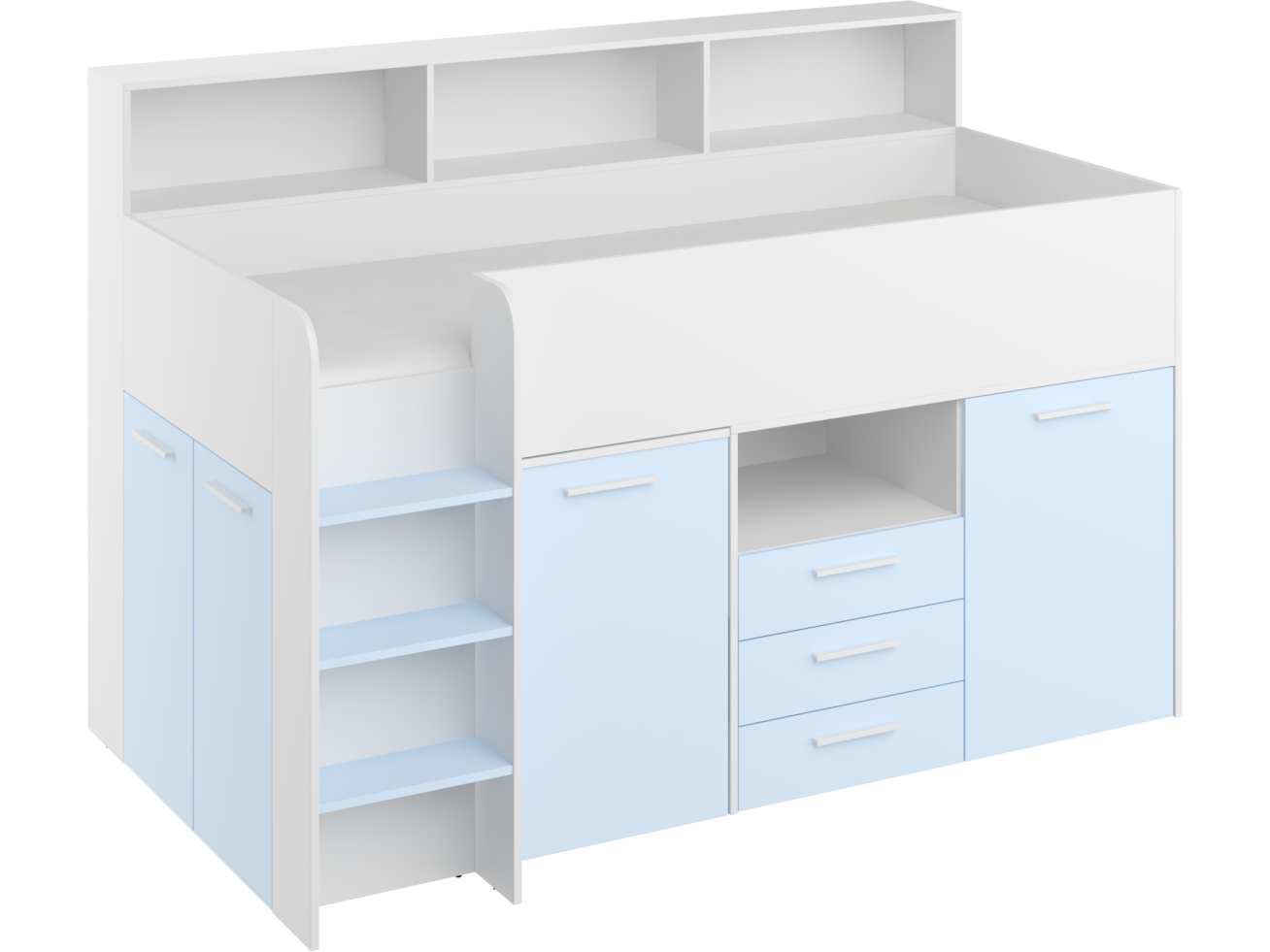 Lova su stalčiais ir rašomuoju stalu NEO 11