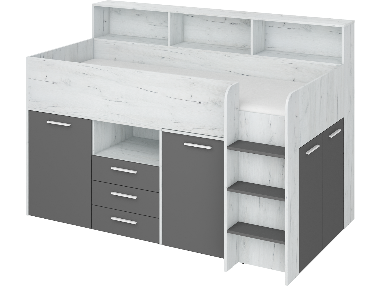 Lova su stalčiais ir rašomuoju stalu NEO 15