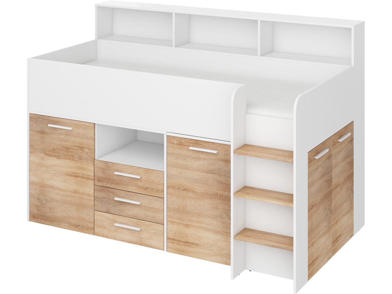 Lova su stalčiais ir rašomuoju stalu NEO 14