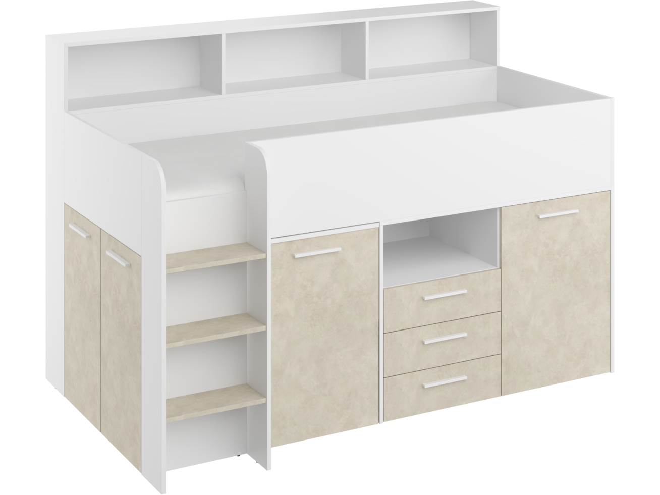 Lova su stalčiais ir rašomuoju stalu NEO 10