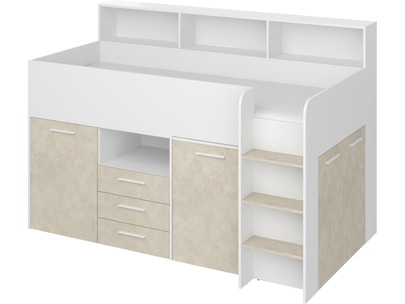 Lova su stalčiais ir rašomuoju stalu NEO 16