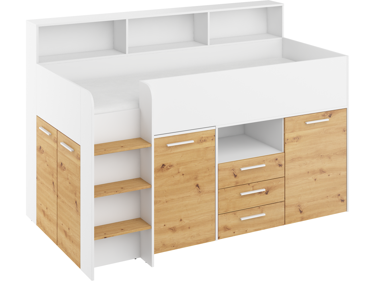 Lova su stalčiais ir rašomuoju stalu NEO 13