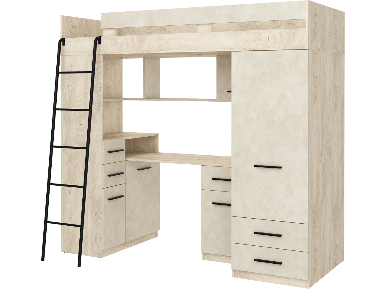 Lova su spinta ir rašomuoju stalu SMYK 7