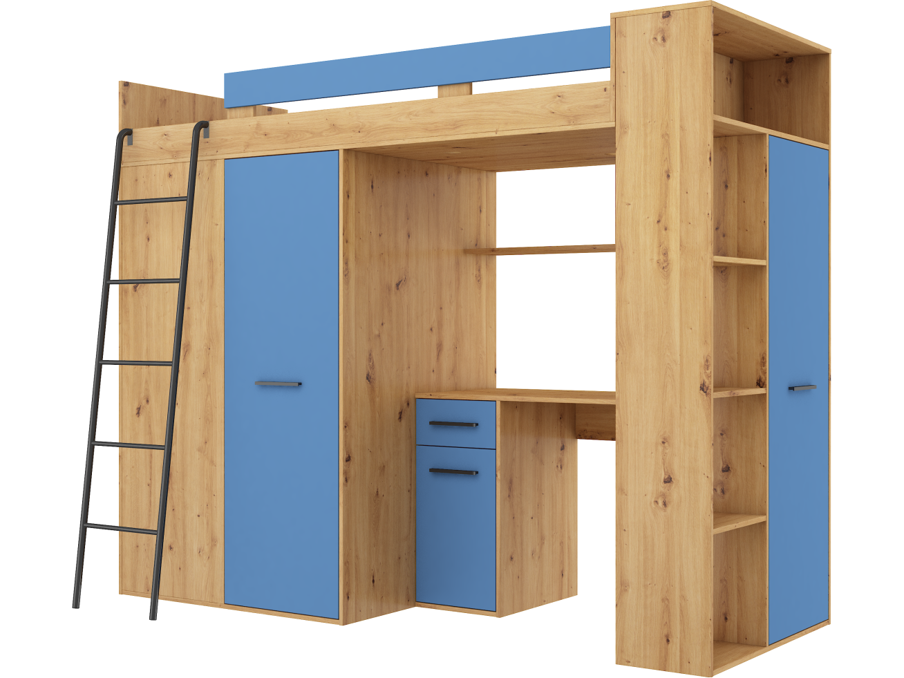 Lova su spinta ir rašomuoju stalu VERANA 11