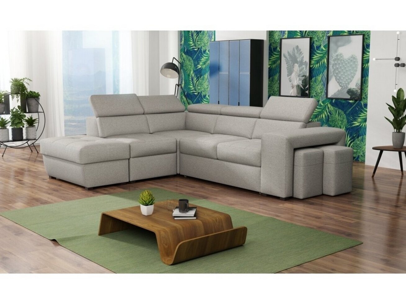 Minkštas kampas POSITANO 2xPB+2F+R+1+OTM 15