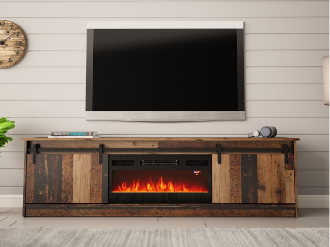 TV Staliukas GRANERO su elektriniu židiniu 9 TV Staliukas GRANERO su elektriniu židiniu 9