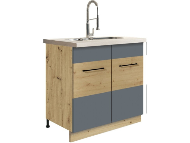 Apatinė spintelė kriauklei (80cm) INF-12D 6