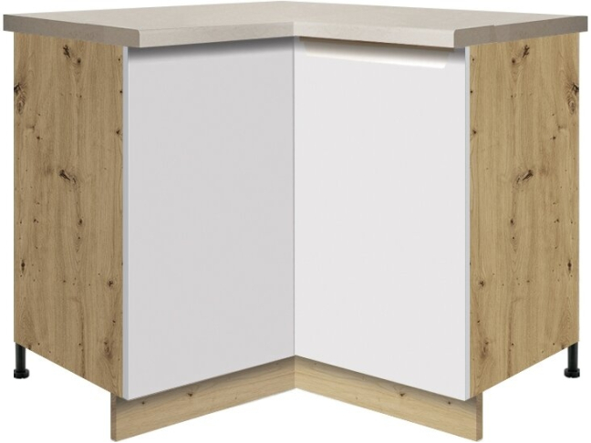 Apatinė kampinė spintelė (90cm) GLA-16D 5 Apatinė kampinė spintelė (90cm) GLA-16D 5