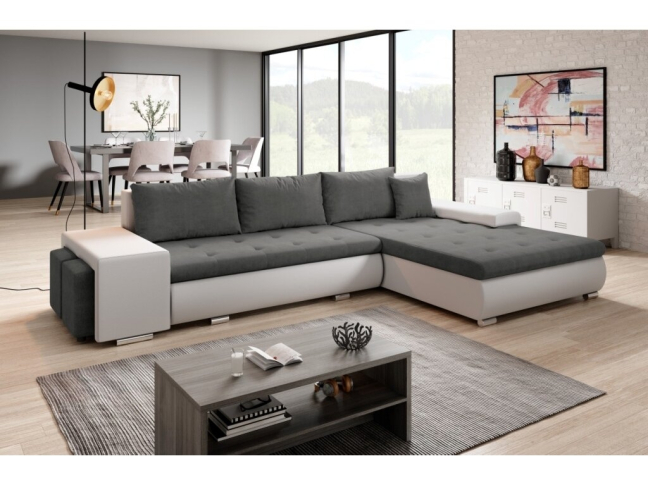 Minkštas kampas SORENTO su PUFA 7 Minkštas kampas SORENTO su PUFA 7