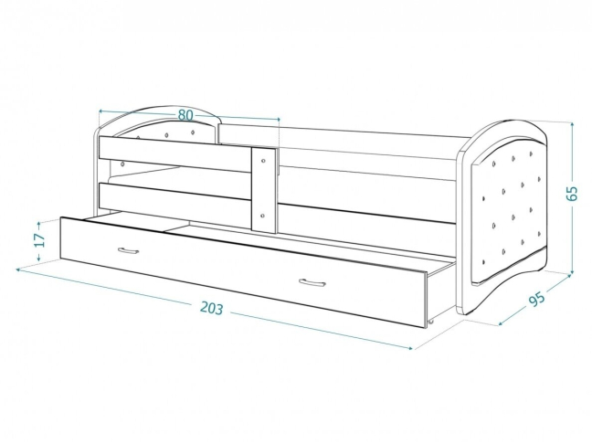 Vaikiška lova MEGI K 3