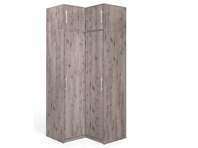 Kampinė Spinta BALI su antresolė 5 Kampinė Spinta BALI su antresolė 5