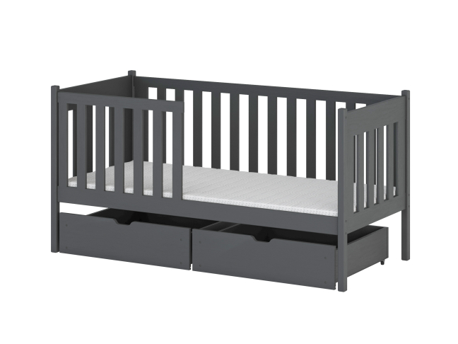 Vaikiška lova su stalčiais ALICJA 80x160 6 Vaikiška lova su stalčiais ALICJA 80x160 6