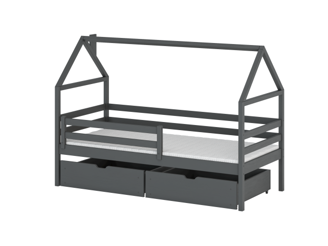 Vaikiška lova su stalčiais ARON 80x160 8