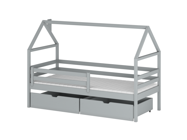 Vaikiška lova su stalčiais ARON 80x160 9