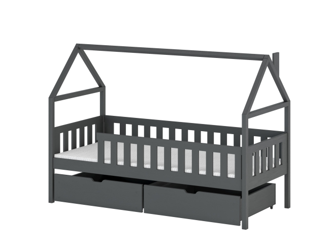 Vaikiška lova su stalčiais DOMI 80x160 8 Vaikiška lova su stalčiais DOMI 80x160 8