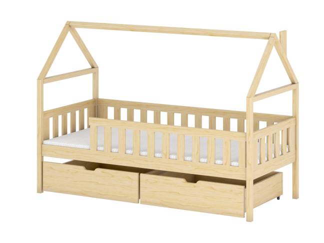 Vaikiška lova su stalčiais DOMI 80x160 10