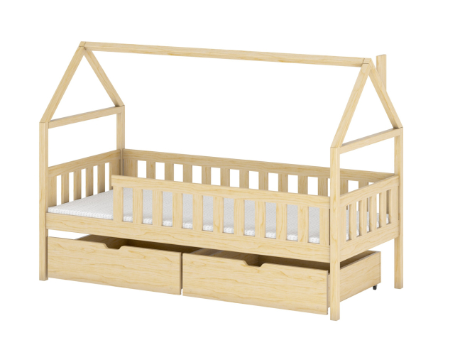 Vaikiška lova su stalčiais DOMI 80x180 10