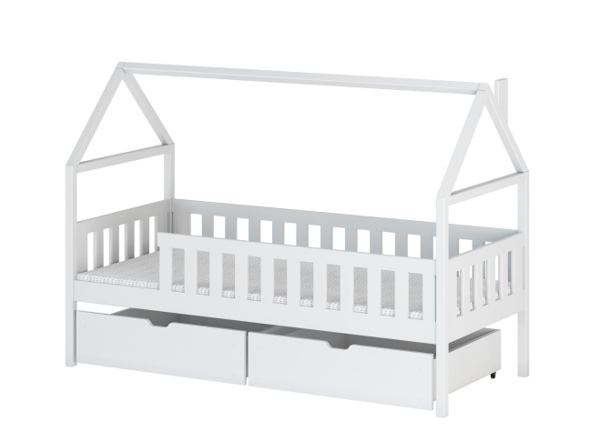 Vaikiška lova su stalčiais DOMI 80x200 7 Vaikiška lova su stalčiais DOMI 80x200 7