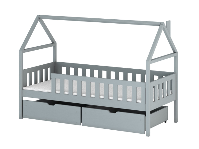 Vaikiška lova su stalčiais DOMI 80x200 9