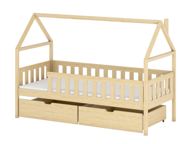 Vaikiška lova su stalčiais DOMI 80x200 10