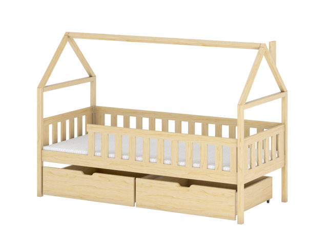 Vaikiška lova su stalčiais DOMI 90x190 10