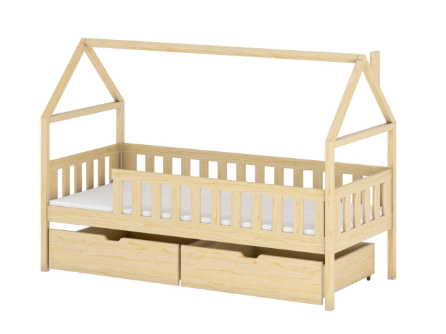 Vaikiška lova su stalčiais DOMI 90x200 10 Vaikiška lova su stalčiais DOMI 90x200 10