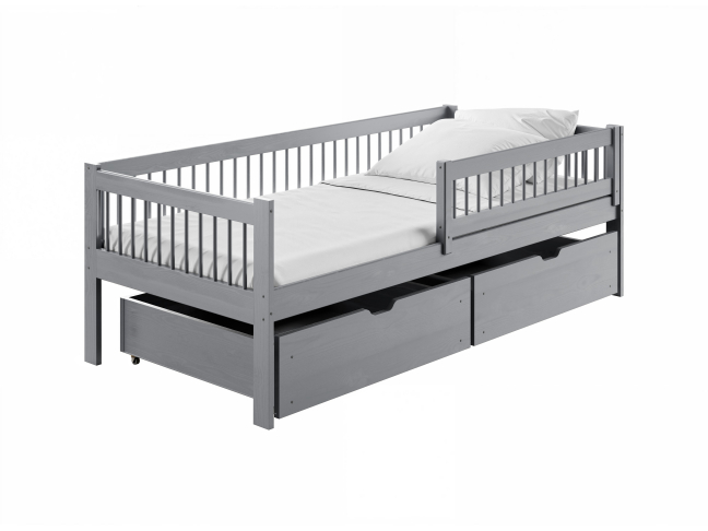 Vaikiška lova su stalčiais EDI 90x190 9 Vaikiška lova su stalčiais EDI 90x190 9