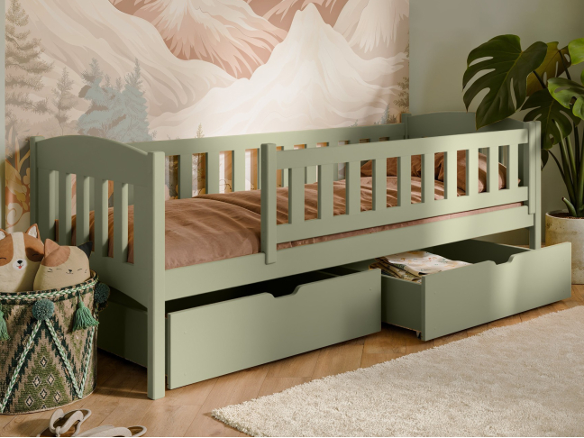 Vaikiška lova su stalčiais GUCIO 90x200 23 Vaikiška lova su stalčiais GUCIO 90x200 23