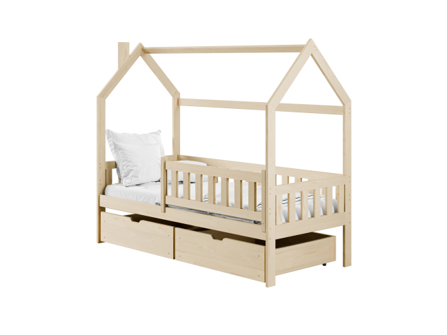 Vaikiška lova su stalčiais NATAN 80x180 10