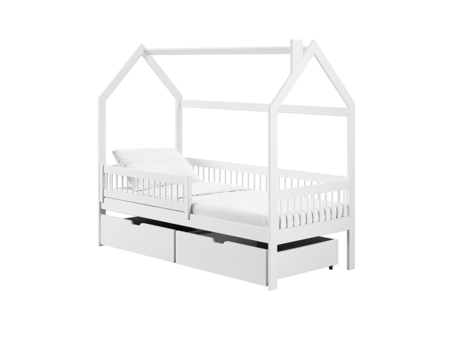 Vaikiška lova su stalčiais OSKAR 80x160 6 Vaikiška lova su stalčiais OSKAR 80x160 6