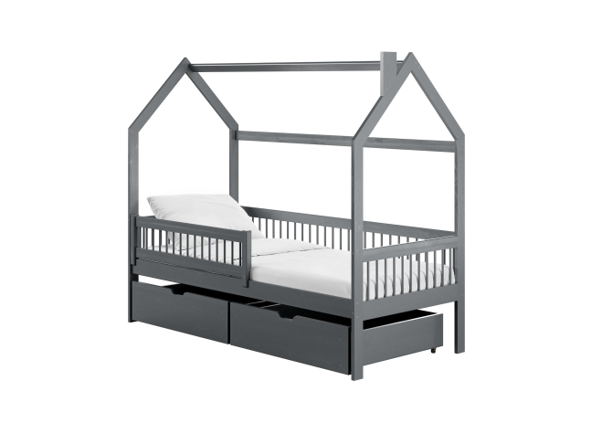 Vaikiška lova su stalčiais OSKAR 80x160 7