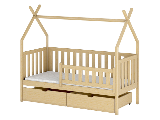 Vaikiška lova su stalčiais SIMBA 80x180 10 Vaikiška lova su stalčiais SIMBA 80x180 10