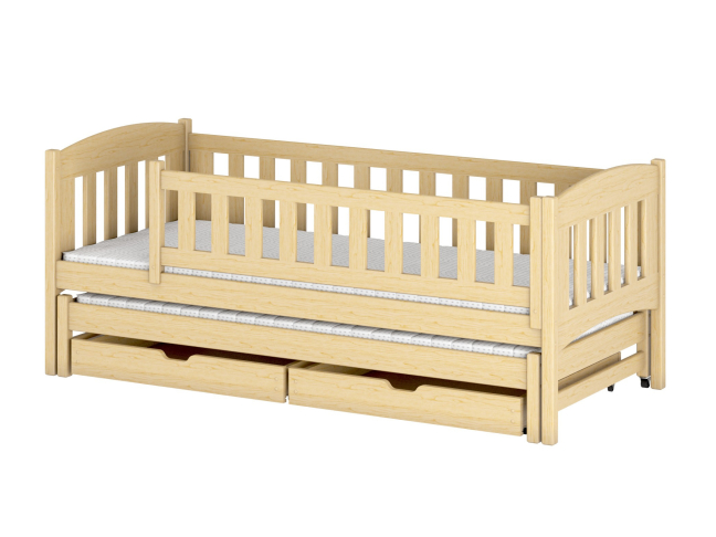 Dvigulė vaikiška lova su stalčiais AMELKA 80x160 13