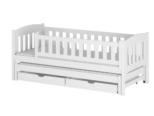 Dvigulė vaikiška lova su stalčiais AMELKA 80x180 10 Dvigulė vaikiška lova su stalčiais AMELKA 80x180 10