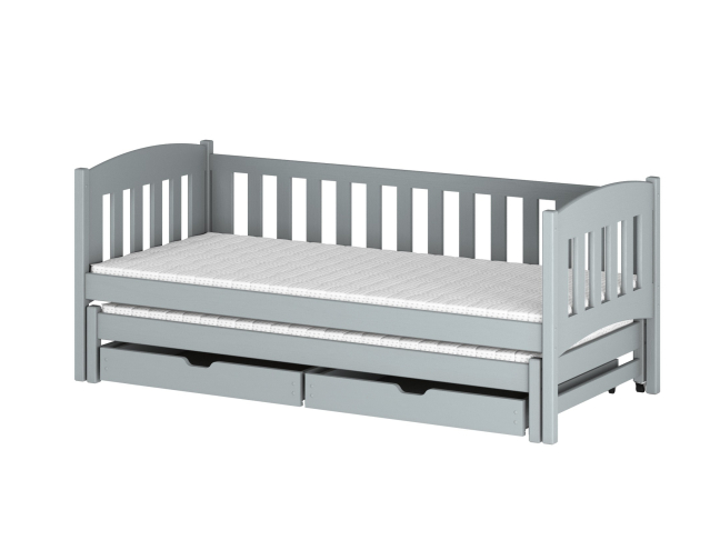 Dvigulė vaikiška lova su stalčiais AMELKA 80x200 12