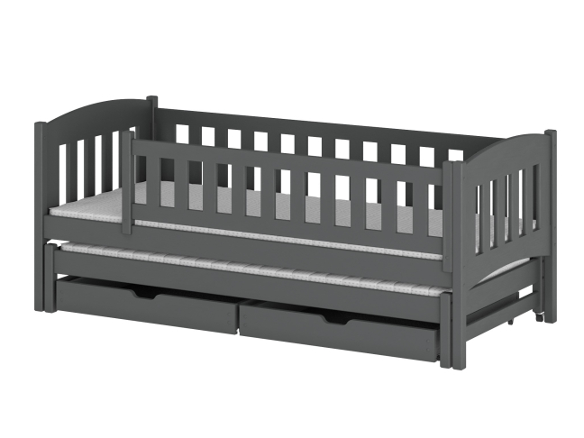 Dvigulė vaikiška lova su stalčiais AMELKA 80x200 11 Dvigulė vaikiška lova su stalčiais AMELKA 80x200 11