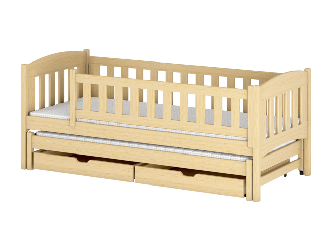 Dvigulė vaikiška lova su stalčiais AMELKA 80x200 13