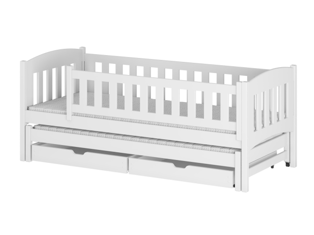 Dvigulė vaikiška lova su stalčiais AMELKA 90x200 10 Dvigulė vaikiška lova su stalčiais AMELKA 90x200 10