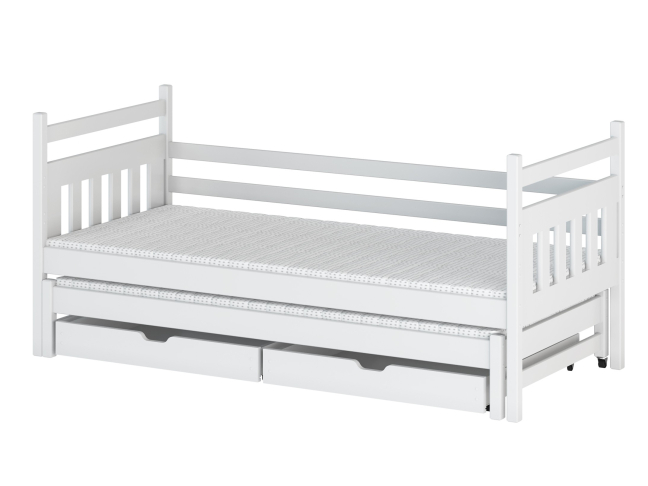 Dvigulė vaikiška lova su stalčiais DANIEL 80x160 6