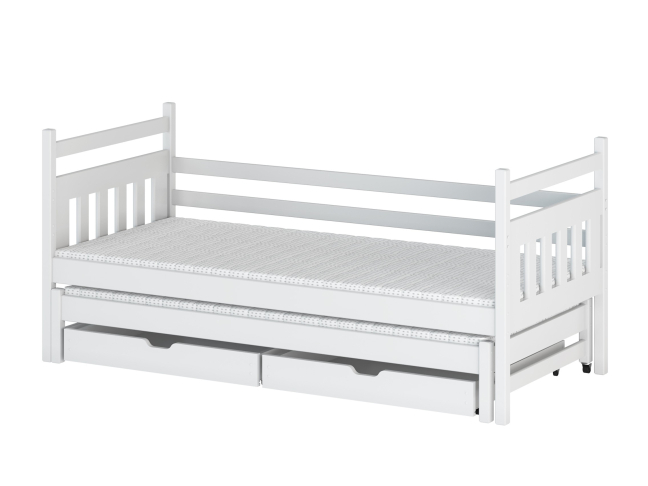 Dvigulė vaikiška lova su stalčiais DANIEL 80x180 6