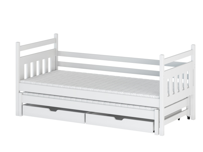 Dvigulė vaikiška lova su stalčiais DANIEL 90x190 6