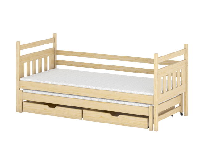 Dvigulė vaikiška lova su stalčiais DANIEL 90x190 9 Dvigulė vaikiška lova su stalčiais DANIEL 90x190 9