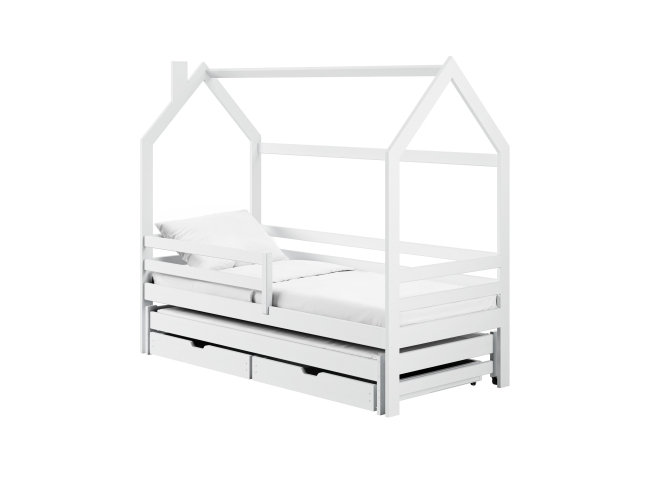 Dvigulė vaikiška lova su stalčiais DISNEY 80x160 7