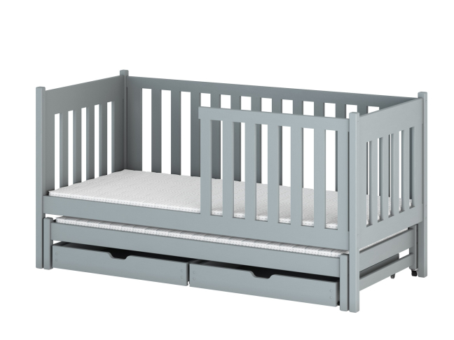 Dvigulė vaikiška lova su stalčiais KAJA 80x180 22 Dvigulė vaikiška lova su stalčiais KAJA 80x180 22