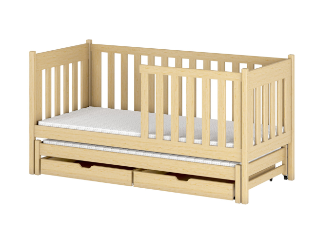 Dvigulė vaikiška lova su stalčiais KAJA 80x180 23 Dvigulė vaikiška lova su stalčiais KAJA 80x180 23